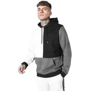 Luxury Cotton Fleece Pullover <b>Hoodie</b> <b>for</b> Unisex Plus Size <b>Men</b> Custom Color Block Hoodies Embroidered Design <b>Oversize</b> <b>Men's</b> - Product Image 1
