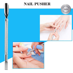 Pousse-cuticules professionnel, outil de nettoyage des ongles, manucure, pédicure, acier inoxydable de qualité supérieure, boîte de soin des ongles de 5,5 pouces - Product Image 2