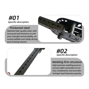Bras de levier de brouilleur en acier 3x3 réglables avec système de fixation multi-angle robuste pour l'entraînement fonctionnel - Product Image 3