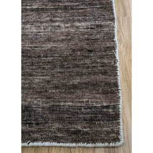 Zuri Large Area Hand Knotted 9x12 Beige & <b>Brown</b> Mohair <b>Wool</b> Rug AKWL-1145 Rectangular Abstract Pattern for Home & Hallway Use - Product Image 4