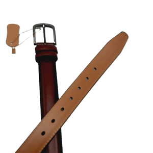 Ceinture en cuir véritable pour homme, classique, solide, trois tons, élégante, durable, réglable, décontractée, pour le bureau, les soirées, en alliage - Product Image 5