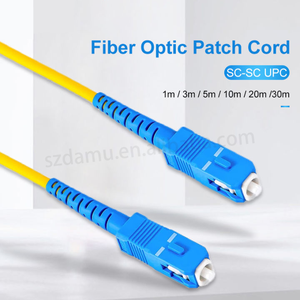 <span class=keywords><strong>Cable</strong></span> de Conexión de <span class=keywords><strong>Fibra</strong></span> Óptica Monomodo DAMU <span class=keywords><strong>SC</strong></span>/UPC a <span class=keywords><strong>SC</strong></span> UPC G652D, 0.9/2.0/3.0mm, Simplex, PVC, LSZH - Product Image 2