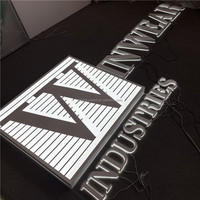 Letrero LED 3D Personalizado para Empresas de Publicidad y Hospitales - Letrero Comercial Impermeable IP65 de Acero Inoxidable/Acrílico con 1 Año de Garantía