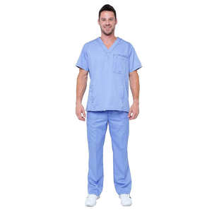 Traje de limpieza activo de dos piezas para mujer, uniforme de enfermería cómodo con tela elástica para uso hospitalario - Product Image 6