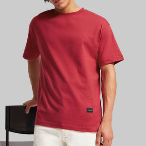 Camisetas Personalizadas ODM 100% Algodón Cuello Redondo Bordado Personalizado Impresión Serigráfica Camisetas para Hombre-Ligeras Ecológicas - Product Image 4