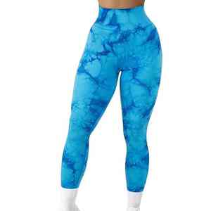 ชุดเลกกิ้งออกกำลังกายโยคะสำหรับผู้หญิง พิมพ์โลโก้ได้ ผ้าเนื้อยืดสูง ชุดฟิตเนสประสิทธิภาพสูง - Product Image 6