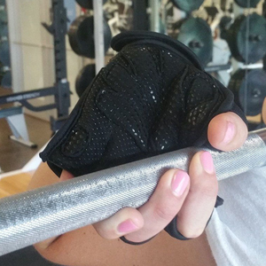 Guantes de levantamiento de pesas con soporte de protección de pulgar y almohadilla de Palma ligera para estabilidad de entrenamiento - Product Image 4