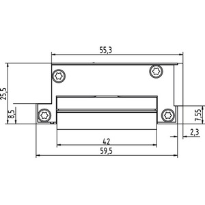 Ouvre-porte électrique compact DIN A5000-a 6-24 V AC/DC, moteurs intelligents pour rideaux gauche/droite GEZE - Product Image 4