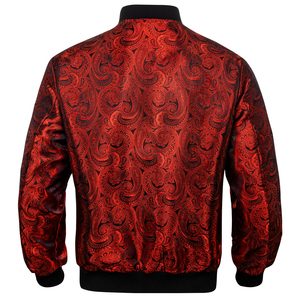 Blouson universitaire personnalisé 2026 en toile, col montant, logo frontal, haute qualité, décontracté, pour homme, hiver, imperméable - Product Image 3