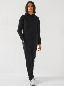 Wholesale Latest Custom Logo <b>Black</b> <b>Women's</b> Classic <b>Hoodie</b> High Quality Anti-Wrinkle And Breathable Blank Hoodies For <b>Women</b> - Product Image 2