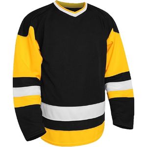 Jersey de hockey sobre hielo personalizado para hombre, poliéster de alta calidad, uniforme Unisex para adultos, servicio OEM con logotipos de colores personalizados - Product Image 6