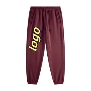 Pantalones de Algodón de Alta Calidad, Hechos a Medida, Diseño Bordado, Dobladillo Elástico, Cierre de Cremallera, Ajuste Holgado, Talla XL, Deportivos, Casuales, Ligeros - Product Image 1