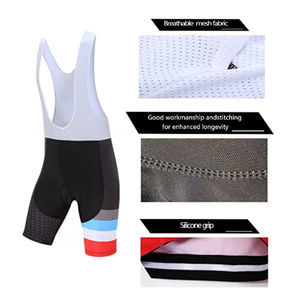 Nouveau dernier design professionnel unisexe équipe cyclisme uniforme respirant grande taille ensembles couleurs personnalisées Logo 100% Polyester 20 ensembles - Product Image 5