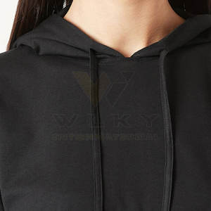 Pull à capuche court à manches longues pour femme, haut de haute qualité, vente en gros - Product Image 6