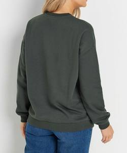 Offre Spéciale vente en gros personnalisé femmes polaire couleur unie respirant Fitness porter sweat-shirt manches longues confortable - Product Image 6