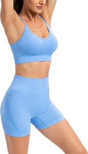 La mejor calidad Fitness Sport Bra Pakistan Made Nuevo diseño Gym Wear Transpirable Sports Women Bra - Product Image 2