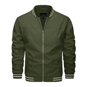 Vente en gros, fabrication personnalisée, logo coloré, manches longues cousu, veste streetwear respirante, universitaire grande taille pour hommes - Product Image 1