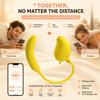 Premium Lebensmittelechtes Silikon Wasserdichter Dreifunktions-Saug-, Klopf- und Vibrations-Puls-Wellen-App Mango-Sauger Vibrator Sexspielzeug