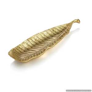 Cuenco para servir chapado en oro hecho a mano de Calidad exclusiva, diseño estándar, decoración de cuencos para servir alimentos para uso en eventos de fiesta de boda - Product Image 5