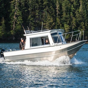 Yate deportivo de <span class=keywords><strong>trabajo</strong></span> con cabina de aluminio de alta velocidad Kinocean para Crucero y patrulla con motor fuera de borda - Product Image 2