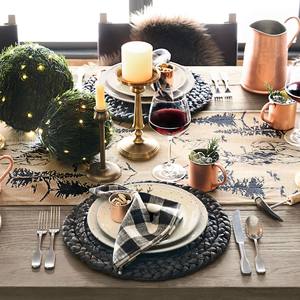 Woven placemat plate charger wholesale price natural water hyacinth fiber table <b>place</b> <b>mats</b> - Product Image 5