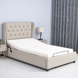 Cama de Hospital Eléctrica Plegable con Barandillas Laterales Ajustables y Colchón - Product Image 6