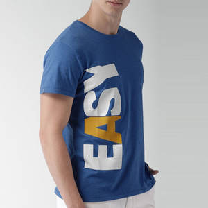 Camiseta de Hombre de Talla Grande, Color Sólido, 100% Algodón, Secado Rápido, Ligera, Antiarrugas, Transpirable, para Verano, Hecha en Pakistán - Product Image 1