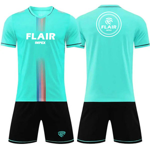 Camiseta de fútbol transpirable cómoda de diseño personalizado de la mejor calidad, conjuntos de uniformes, servicio OEM de jugadores juveniles con corte automatizado - Product Image 3