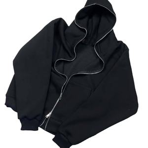 Unisex High Quality Stylish Fleece Full Zip Hoodie Customized Long Sleeve Full Zip Hoodie Jacket For Everyday Use & Casual Wear - Product Image 1