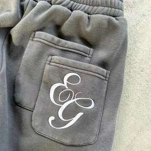 Vêtements personnalisés OEM, streetwear, délavé au soleil, délavé à l'acide, vintage, évasé, surdimensionné, vintage, délavé, survêtement pour hommes - Product Image 3