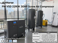 Compresseur d'air à vis 7,5 kW-30 kW, compresseur d'air à vis portable 4-en-1, compresseur d'air à vis tout-en-un PM VSD
