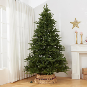 ปลอกคอต้นคริสต์มาสทรงเรียบง่ายสไตล์ชนบท ทำจากผักตบชวา ปรับแต่งขนาดและสีได้ ขายส่ง งานฝีมือทำมือโดยช่างฝีมือชาวเวียดนาม - Product Image 4