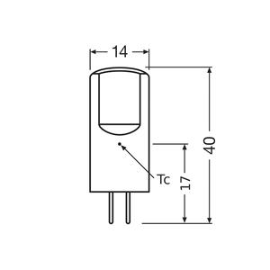 หลอดไฟ LED OSRAM 2.6W G4 รุ่น Stift 300lm 12V 2.700K แสงใส ประสิทธิภาพสูง - Product Image 3