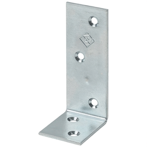 VORMANN Pack Size 10 Blue Zinc Plated Steel Metal <b>Frames</b> Beam Angle L180x120mm Width 40mm Thickness 5mm - Product Image 3