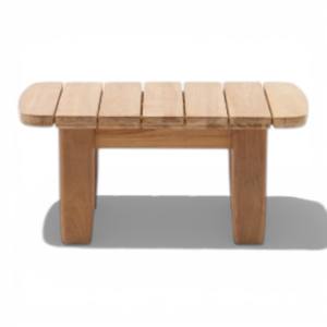 Table basse scandinave en teck massif, table basse moderne minimaliste, table centrale extérieure durable, meubles pour la maison, la villa et l'hôtel - Product Image 1