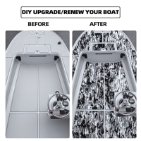 Revêtement de pont en mousse EVA brossée camouflage XYF personnalisé avec adhésif 3M pour bateaux, yachts, kayaks et fournitures marines