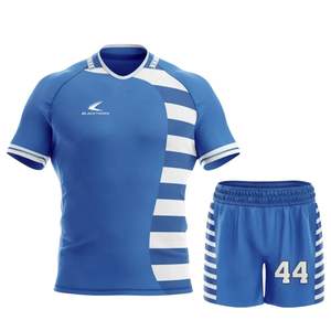 Maillots de rugby personnalisés 2026 en polyester et élasthanne de 240 grammes, Nouvelle-Zélande, pour hommes, uniforme de rugby - Product Image 6