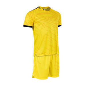 Conjunto de camiseta de fútbol de uniforme de portero de sublimación completa OEM/ODM con pantalones cortos y tops estampados - Product Image 6