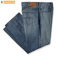 Jeans de Mezclilla Jacquard de Punto Ligero de Secado Rápido con Patrón 3D para Verano, para Hombre, con Spandex y Algodón Elástico, Estilo Boyfriend ELEGANTE, Cintura Media