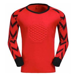 Uniforme profesional fabricado diseño personalizado 100% poliéster ropa de fútbol uniforme de portero - Product Image 5