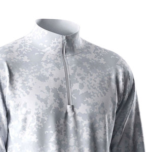 Veste d'hiver pour homme à col montant, sublimation, demi-zip, haute qualité, respirante, séchage rapide, pour adultes - Grande Vente - Product Image 6