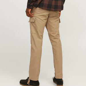 Pantalones Cargo Jogger para Hombre, Diseño 2026, Corte Recto Personalizado, Multibolsillos, Color Caqui - Product Image 4