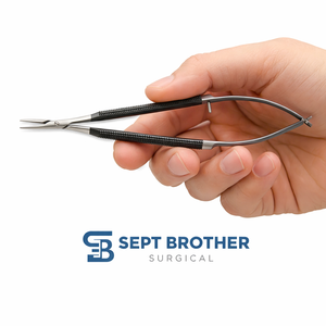 Portaagujas Castroviejo Profesional de Carburo de Tungsteno |   Herramienta Quirúrgica para Cirugía Ocular - Product Image 3