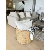 Vietnam naturel jonc de mer ventre panier écologique Durable multi-fonctionnel décor à la maison pliable plante Pot fleur panier herbe