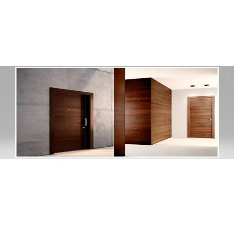 Moderne TIMBER TÜREN Mehrfarbige, langlebige, rechteckige, feuerfeste Tür oberfläche