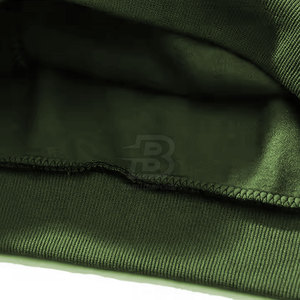 Venta al por mayor OEM de los hombres ligeros de color sólido Puff impresión sudaderas con capucha de invierno cuello - Product Image 3