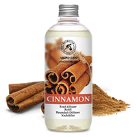 Recharge d'huile pour diffuseur à bâtonnets Aromatika Cannelle Naturelle 500ml – Parfum d'ambiance longue durée et écologique