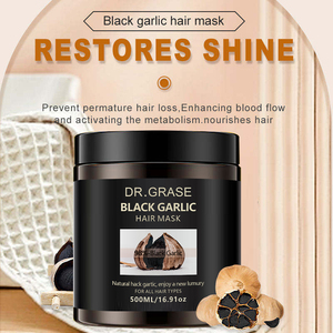 <span class=keywords><strong>Masque</strong></span> capillaire hydratant sans sulfate à l'ail noir, lissant et adoucissant, marque privée - Product Image 4