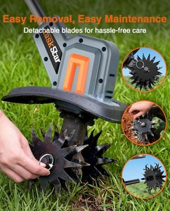Cultivador Eléctrico Inalámbrico de 21V, Mini Cultivador de Jardín <span class=keywords><strong>con</strong></span> Batería de Iones de Litio, Cuchillas Ligeras de Acero al Manganeso OEM - Product Image 4