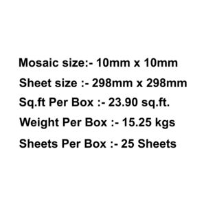 Sophisticated Polished Glass <b>Mosaic</b> Wall Interior Wall Bedrooms Bathrooms Villas Apartments Hotels Schools 10mm Thickness - Product Image 3